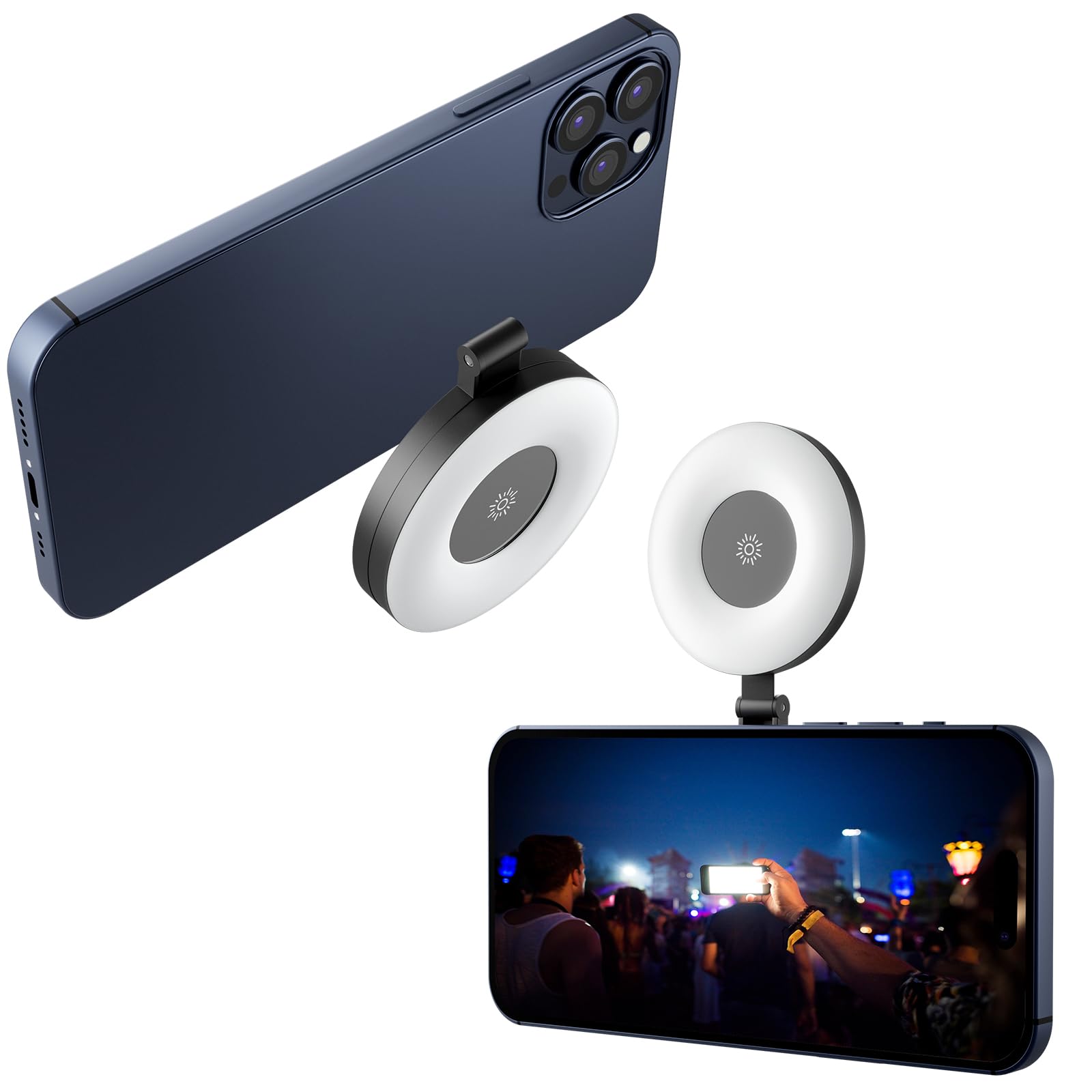 Amazon.co.jp: TELESIN マグネティックセルフィーライトは携帯電話に